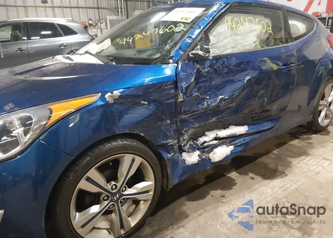 2016 Hyundai Veloster from USA, damaged, VIN KMHTC6AD7GU302358
